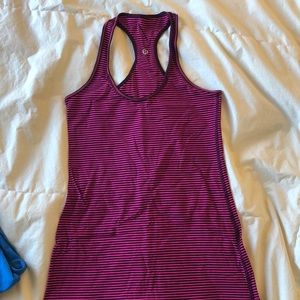 Lululemon cool racerback pink and maroon